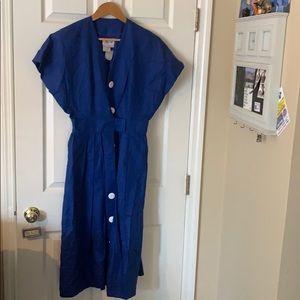 Cobalt blue vintage dress
